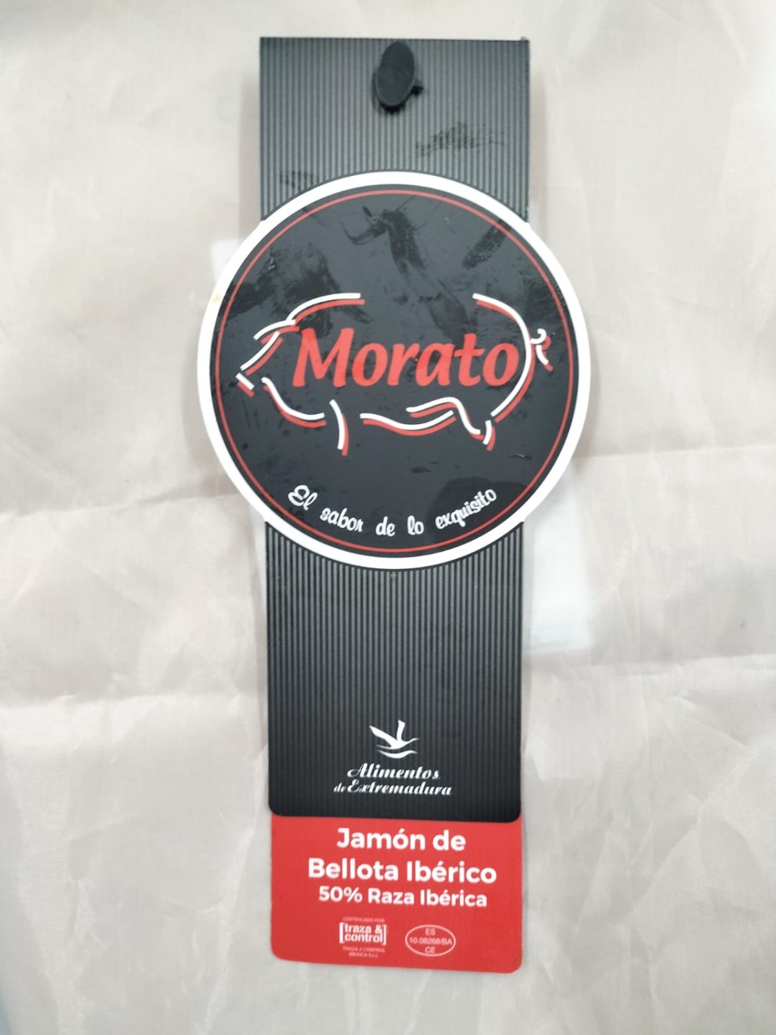 Jamón de bellota ibérico 50% raza ibérica Morato/Fabricante Premiado  - foto 2